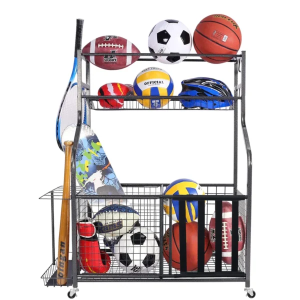 Freestanding Sports Storage Rack for Sports Gear LT-AN-80-519C