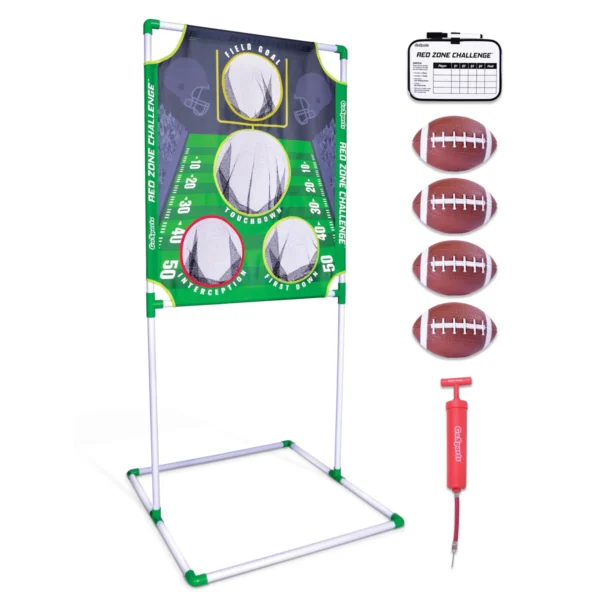 8 Piece Red Zone Challenge Football Portable Goal Set