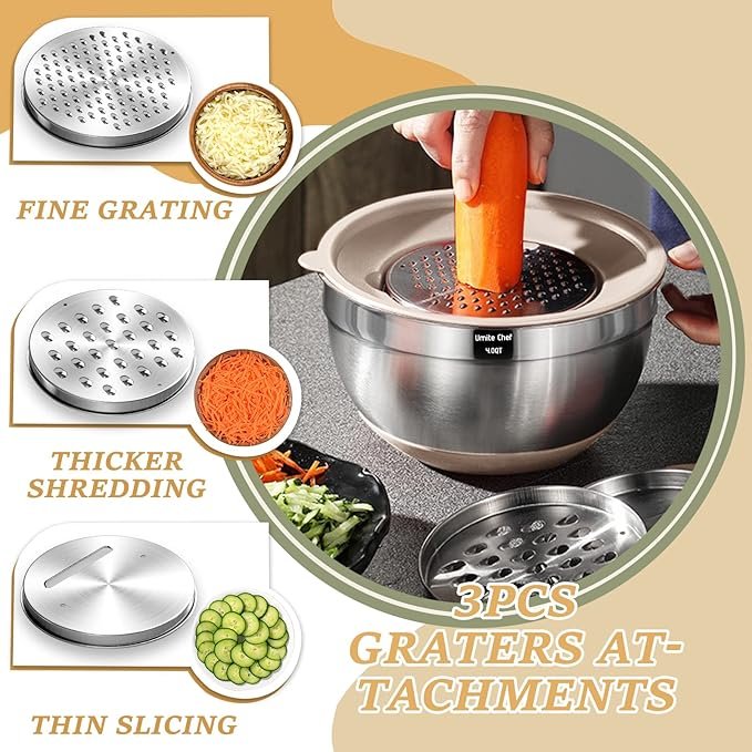 Mixing Bowls with Airtight Lids Set - Image 3